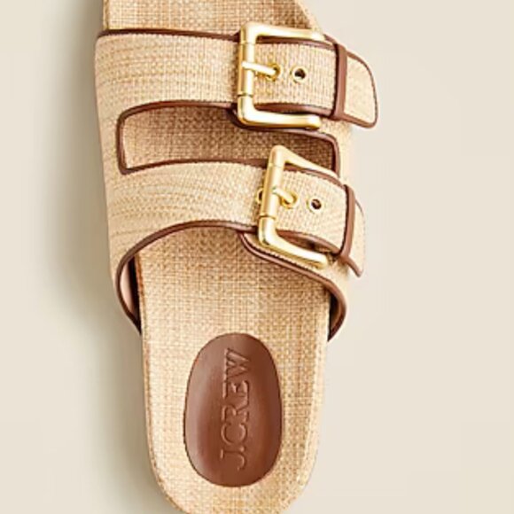 NWOT J Crew Marlow sandals in raffia - 10.5 - Picture 5 of 7